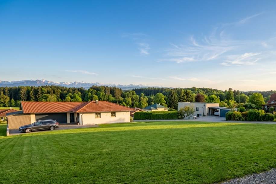 Top Lage: sonniges Baugrundstück mit Weit und Gebirgsblick OÖ!, Grund und Boden-kauf, 5232 Braunau am Inn