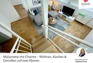 Stylische Dachgeschossmaisonette mit sonniger Terrasse und einzigartigem Grundriss | U4 + U6 + S Nähe |