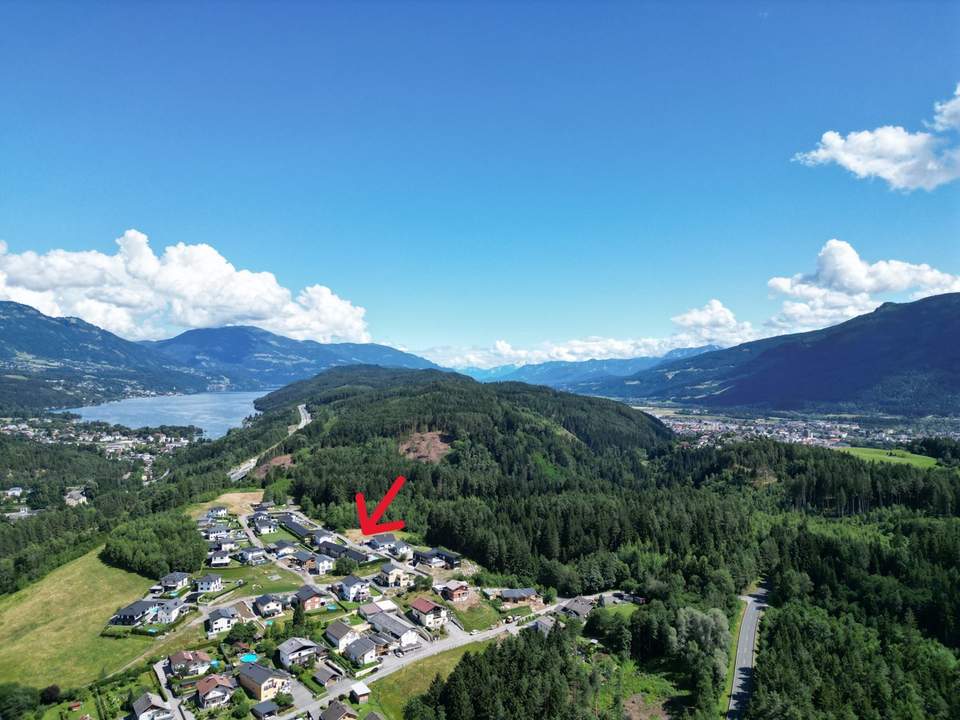 Sonniges Baugrundstück am Sonnenplateau mit Blick auf das Goldeck unweit des Millstättersees