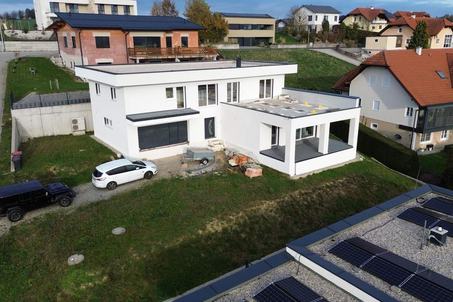 Grosses Neubauhaus mit 100 m2 Wohnessbereich und toller Ausssicht vom Margaretenberg NEUER PREIS, Haus-kauf, 595.000,€, 4722 Grieskirchen