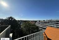 Lichtdurchflutete 3-Zimmer-Dachgeschoss-Maisonette mit großzügigen Terrassen & Panoramablick nahe Alte Donau