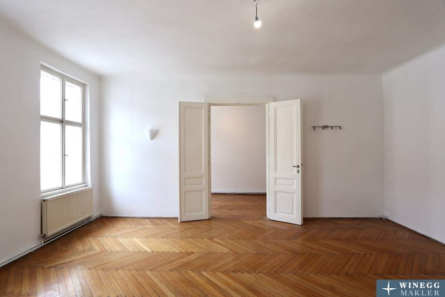 BOTSCHAFTSVIERTEL! Altbauwohnung im 4. Liftstock, Wohnung-kauf, 379.000,€, 1040 Wien 4., Wieden