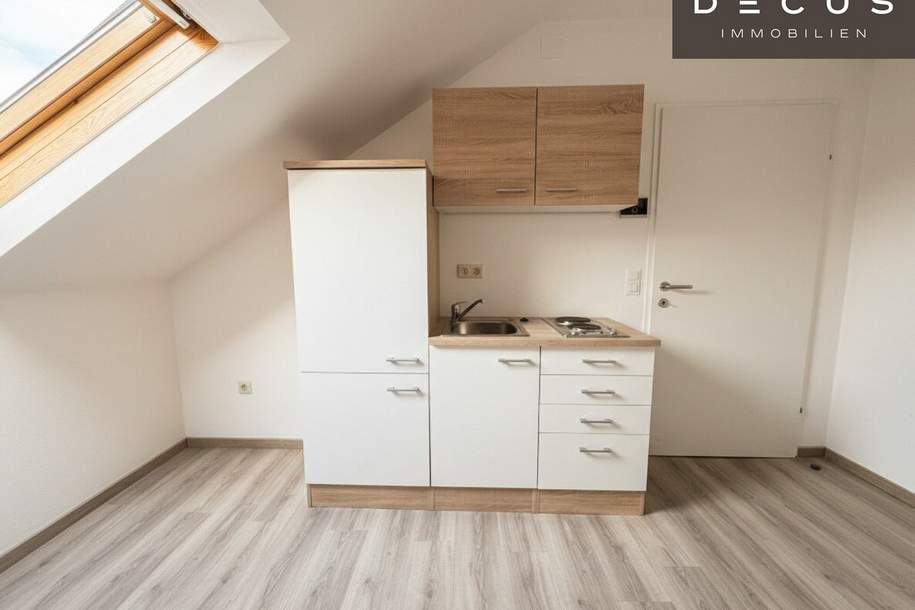 | CHARMANTE DACHGESCHOSSWOHNUNG | HELL &amp; ZENTRAL | 4. OG | IDEAL FÜR SINGLES &amp; STUDENTEN | TOP LAGE | NÄHE UNI, Wohnung-kauf, 125.000,€, 8010 Graz(Stadt)