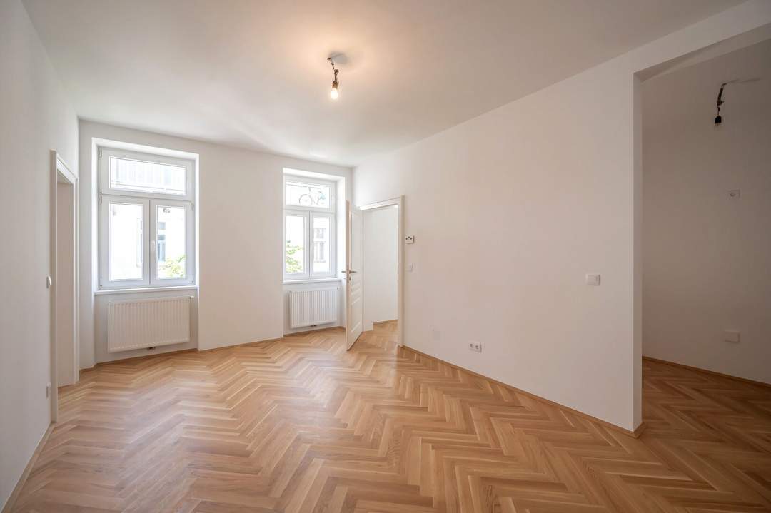 ++NEU++ Fantastischer 2-Zimmer Altbau-ERSTBEZUG! Hofruhelage