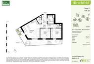 Zum Entspannen und Geniessen - provisionsfreie 3.Zimmer mit Balkon im Grünen - "Hirschfeld - naturnah wohnen"