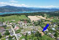 Sonniges Baugrundstück mit Blick auf die Karawanken