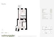 Praktische 2-Zimmer-Wohnung mit Balkon