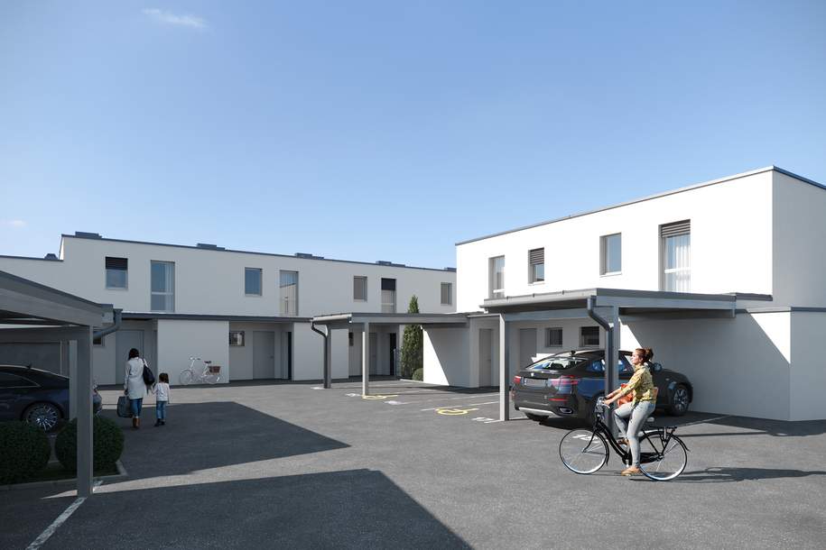 Modernes Reihenhaus mit Eigengarten und Terrasse in attraktiver Lage von Villach, Haus-kauf, 499.000,€, 9500 Villach(Stadt)