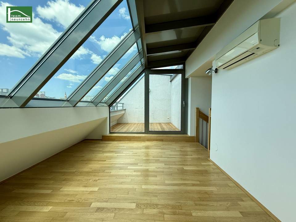Elegante Dachgeschosswohnungen mit Klimaanlage in Ruhelage des 15. Bezirks. - WOHNTRAUM