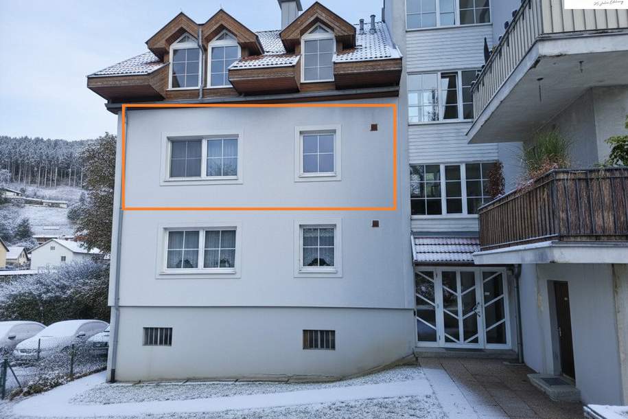 Sonnige 3-Zimmer-Wohnung mit Carport und Grünblick, Wohnung-miete, 790,00,€, 2840 Neunkirchen