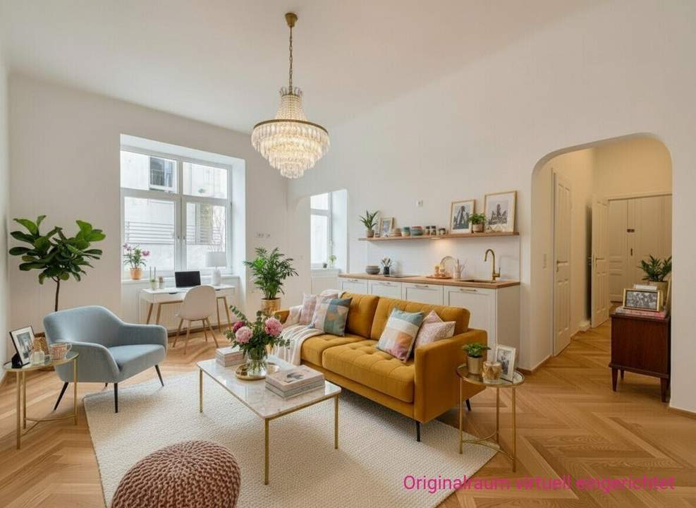 EIN SICHERER START INS LEBEN – WUNDERSCHÖNER STILALTBAU, HELL UND RUHIG