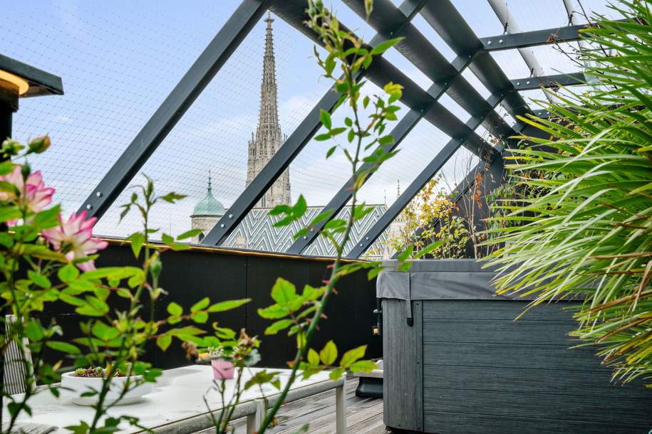Penthouse mit Stephansdom-Blick über den Dächern Wiens, Wohnung-kauf, 9.770.000,€, 1010 Wien 1., Innere Stadt