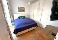 Zeitlose Eleganz trifft modernen Wohnkomfort – stilvoll sanierte 3,5-Zimmer-Altbauwohnung mit Designküche, zwei Außenflächen & Toplage nahe dem Türkenschanzpark