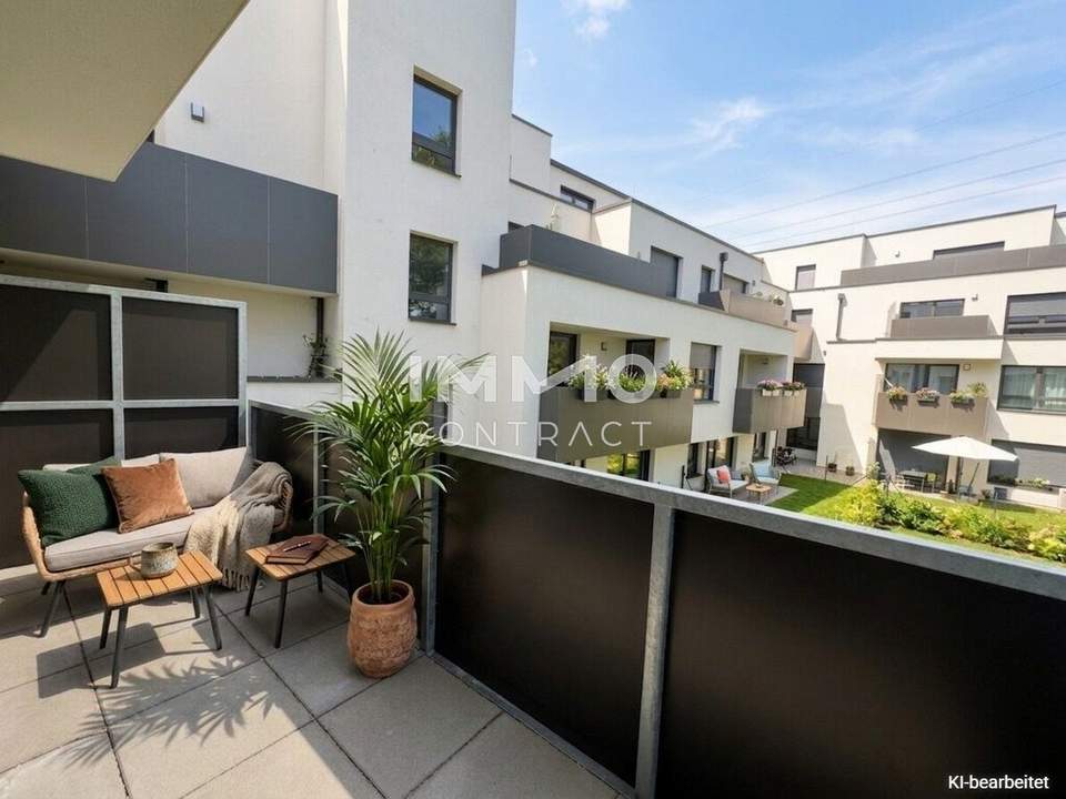 Top geschnittene 3-Zimmer-Balkonwohnung mit Privatgarten im Hof – preiswert &amp; provisionsfrei