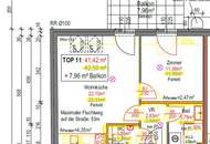 Erstbezug! 2-Zimmer Wohnung mit Balkon, Nähe Bahnhof Stammersdorf