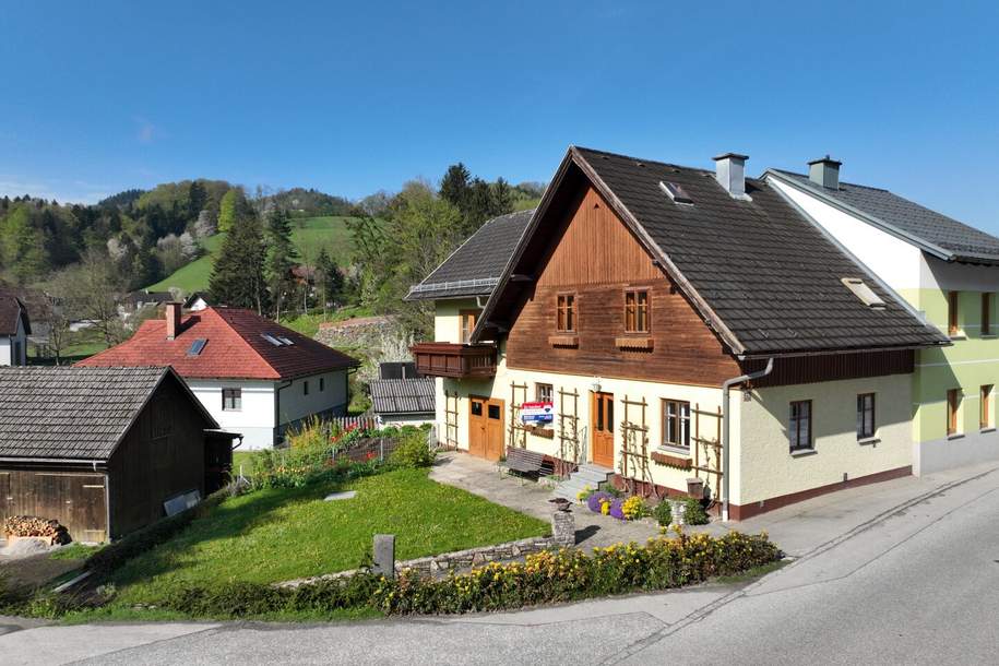Besichtigungstag 7. Mai, nur mit Voranmeldung möglich! - Kompaktes Haus mit Garten im Kulturdorf Reinsberg, Bezirk Scheibbs, Haus-kauf, 98.500,€, 3264 Scheibbs