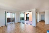 Skyline-Feeling im 34. Stock des Q-Tower mit Südost-Ausrichtung