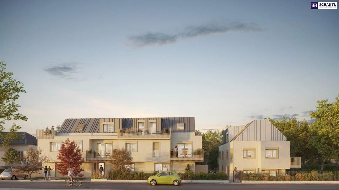 Provisionsfrei! WOW! Platz für Familie, Sonne und Lieblingsmomente! Early Bird nutzen! 4 Zimmer + Große Terrasse + Hochwertige Ausstattung + Ideale Infrastruktur + Garage + Ein neues Lebebsgefühl!