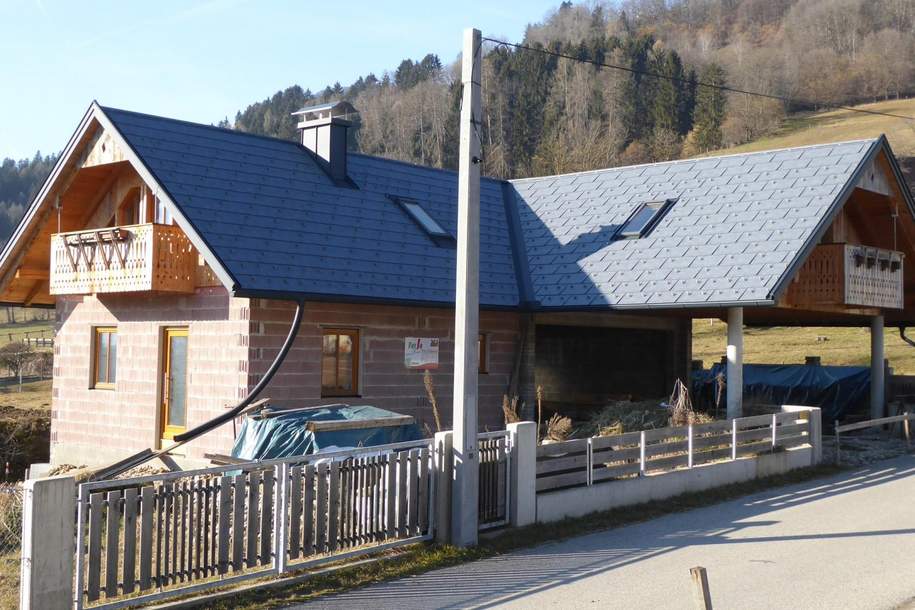 Bauland und Rohbau Wirtschaftsgebäude mit der Möglichkeit der Nutzungsänderung in ein Einfamilienhaus, Grund und Boden-kauf, 240.000,€, 9871 Spittal an der Drau
