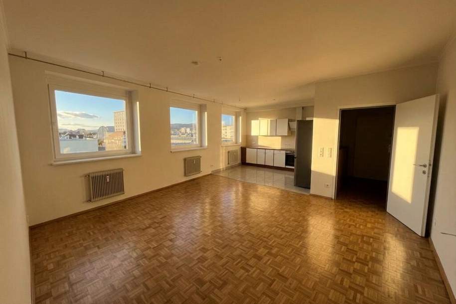 Modernisierte 3-Zimmer-Mietwohnung mit Panoramablick bis zu den Karawanken, Wohnung-miete, 1.220,00,€, 9020 Klagenfurt(Stadt)