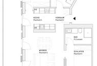 DC-Flats - Terrassenwohnung im obersten Tower Stock - mit Blick über Wien - 3 Zimmer