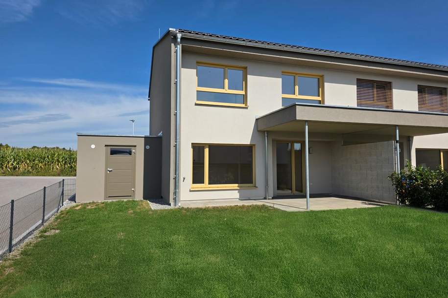 ***OPEN HOUSE Samstag, 27. September von 10 - 13 Uhr*** Modernes Plus-Energie-Reihenhaus in Massivholzbauweise, Haus-kauf, 448.500,€, 4731 Eferding