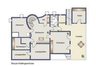 Archimedisches Wohnhaus mit Einliegerwohnung - 185m² plus Keller mit wunderschönen Naturgarten und Schwimmbiotop!