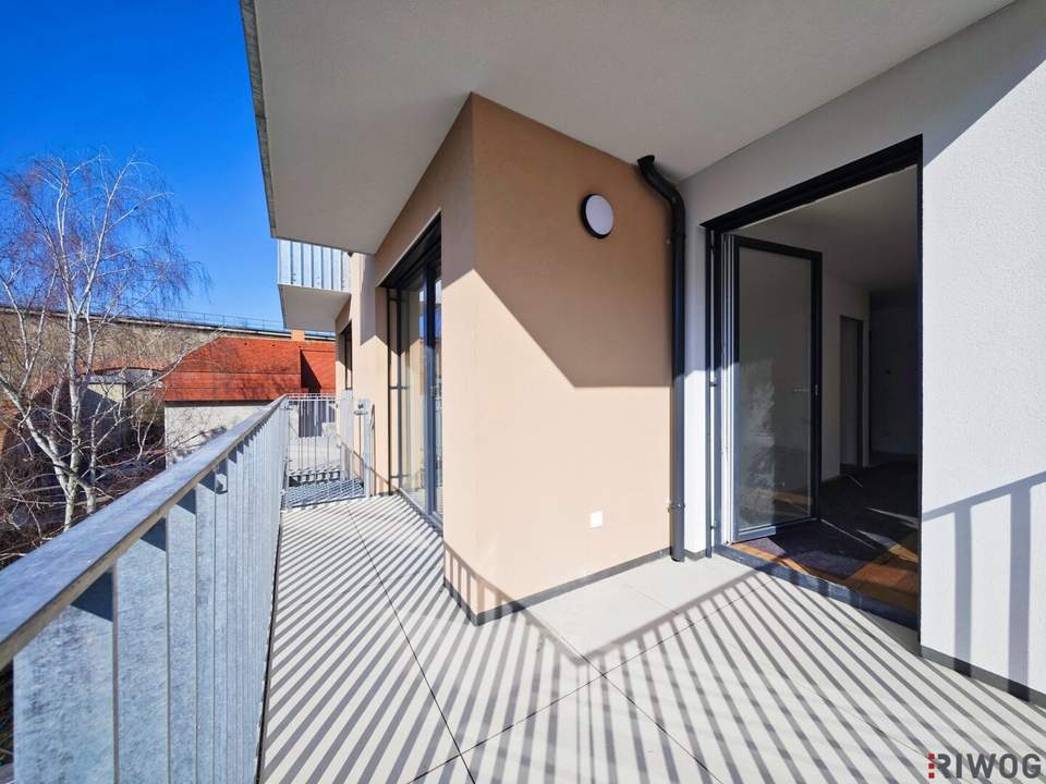 RAUMWUNDER | Erstbezug nach Errichtung | südseitige 2-Zimmerwohnung mit Balkon in ruhigen Innenhof | optionale Tiefgaragenplätze