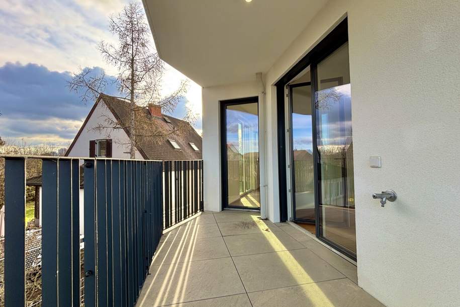 Preisreduktion &amp; Tiefgaragen-Stellplatz geschenkt! | Urban-Balkon | ERSTBEZUG | einzigartige Architektur, Wohnung-kauf, 378.000,€, 1210 Wien 21., Floridsdorf