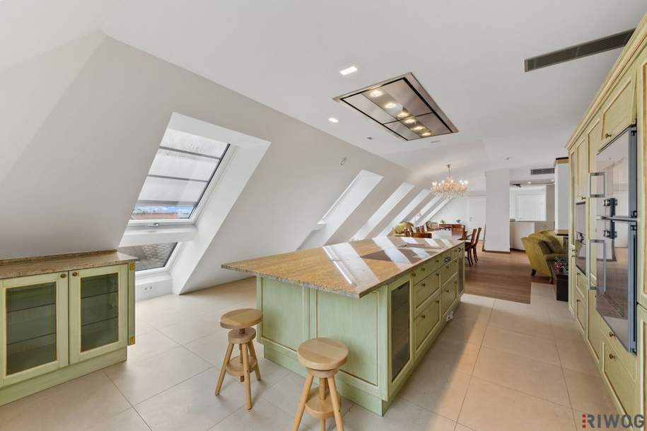 LUXUS ÜBER WIEN *** DG-Maisonette beim Getreidemarkt mit rund 30m² Freifläche *** Luxusausstattung *** zwischen Mariahilfer Straße und Wienzeile, Wohnung-kauf, 2.300.000,€, 1060 Wien 6., Mariahilf
