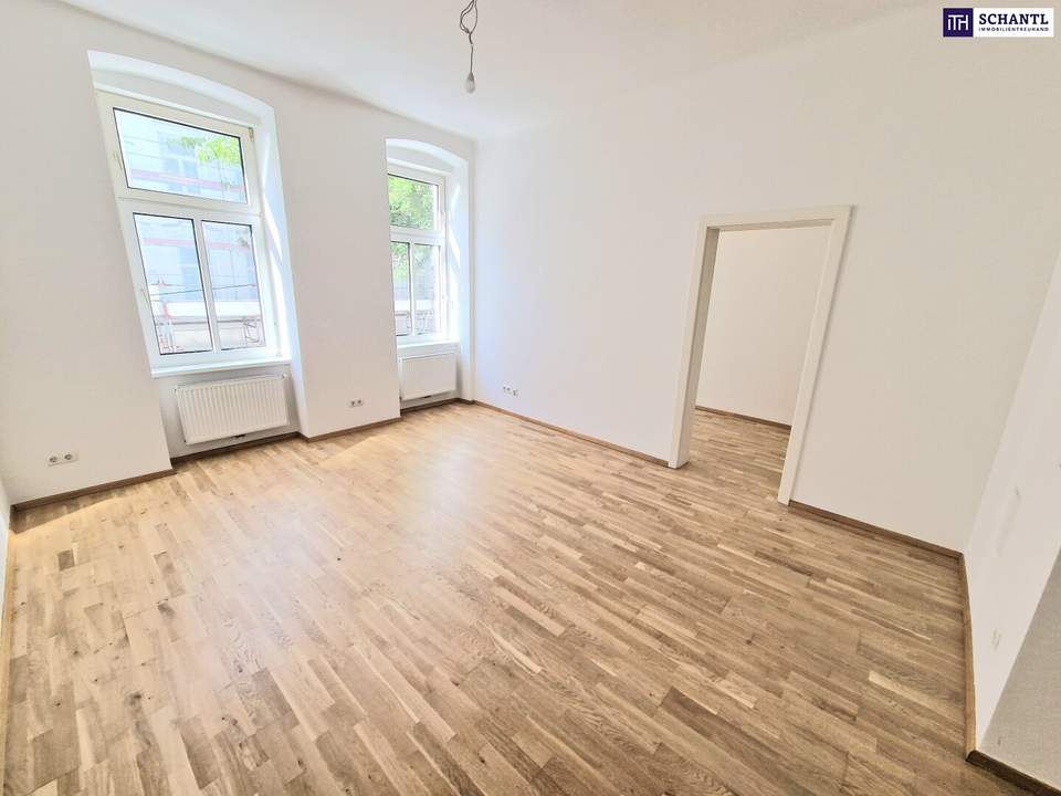 Stil, Charme &amp; Komfort – 2-Zimmer-Glück mit moderner Einbauküche + bester Infrastruktur +Traumhaftes Altbauhaus + Überzeugen Sie sich selbst!