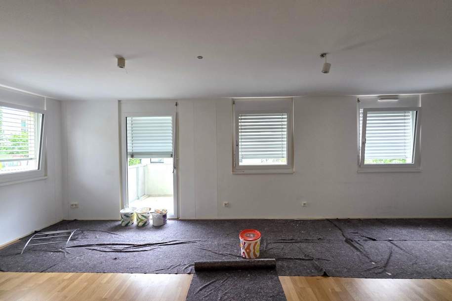 Q11: Single-Wohnung mit großem Balkon + Deckenkühlung, Wohnung-miete, 799,00,€, 1110 Wien 22., Donaustadt