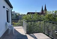 Ruhige DACHWOHNUNG mit Süd-Terrasse/Freiblick-generalsaniertem Neubau-Staudgasse-PRIVAT