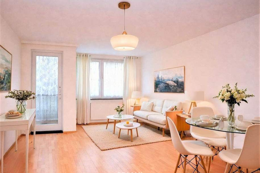Gepflegte 3-Zimmer-Wohnung mit Terrasse &amp; Garten in grüner Ruhelage, Wohnung-kauf, 425.000,€, 1140 Wien 14., Penzing