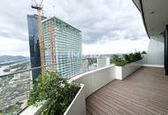 Stephansdom, Donau, Kahlenberg im Blick: Geräumiges Apartment mit Annehmlichkeiten (Gym, Pool, Spa, Lounges, Doorman)