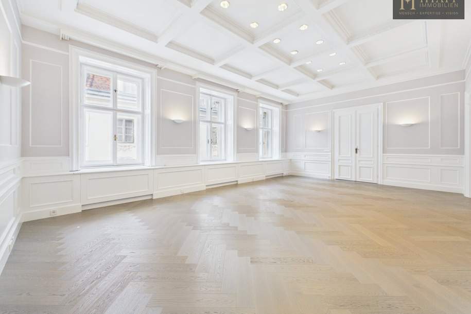 Repräsentatives Altbau-Büro am Bauernmarkt | Elegante Büroflächen im Herzen des 1. Bezirks, Gewerbeobjekt-miete, 7.300,00,€, 1010 Wien 1., Innere Stadt