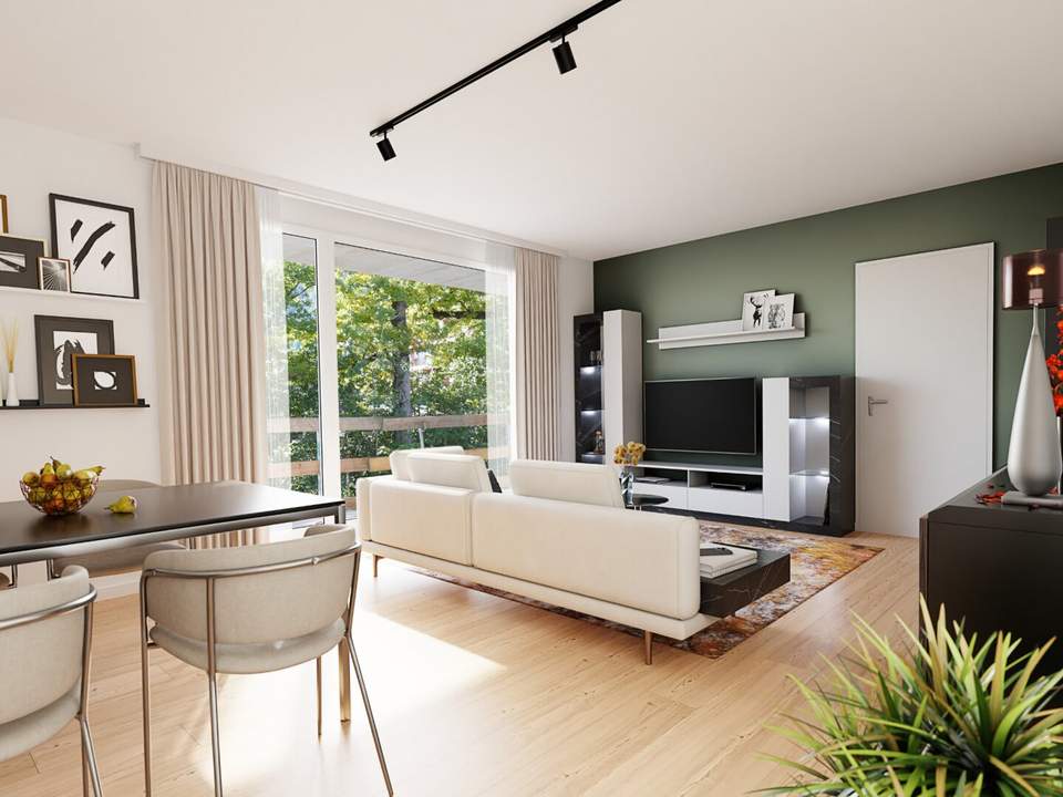 Nachhaltig investieren: 2-Zimmer-Anlegerwohnung im Neubau