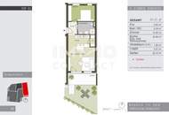 Zwei Zimmer Wohnung mit großem Balkon und EIGENGARTEN in ruhiger Innenhoflage, Dornschneidergasse 31 - Top 1