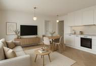 Provisionsfrei: Erstbezug und fertig - kompakte 3 Zimmer Wohnung - Luxuriös im Grünen Wohnen