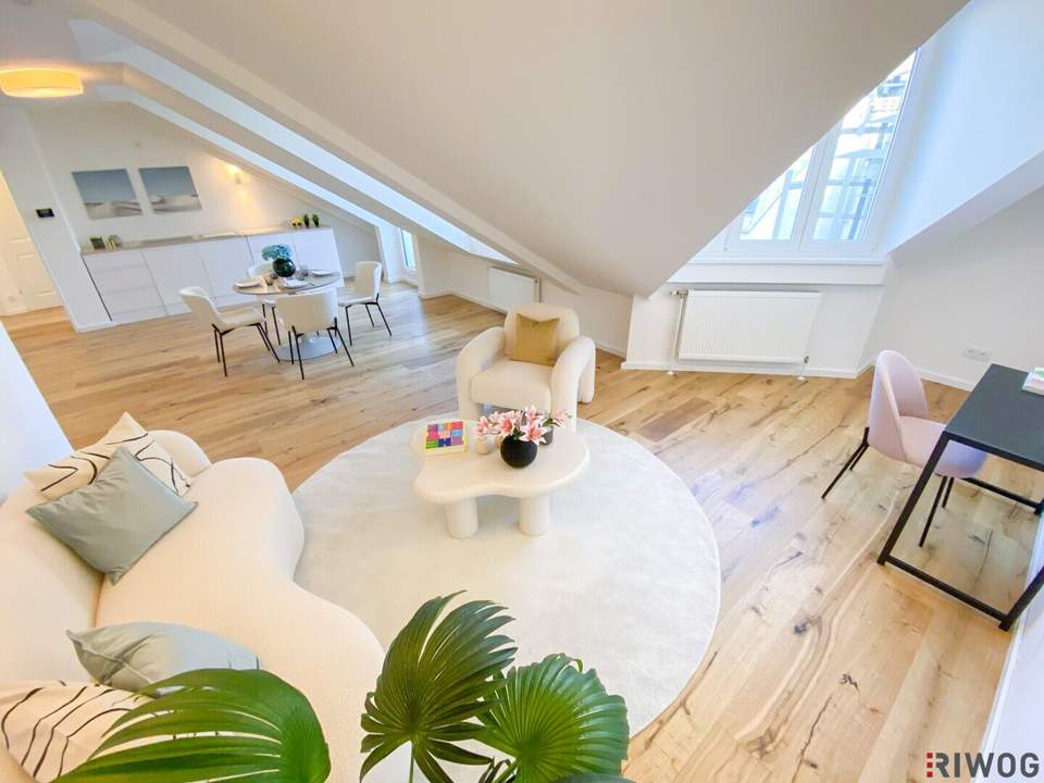 Saniertes Neubau DG mit Balkon in den ruhigen Innenhof | En-Suite Bad | 1 Min. zur U3 Kardinal-Nagl-Platz | 6 Min. in den Stadtpark, Belvedere, Prater sowie 1. Bezirk