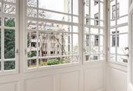 Büro mit Gartenblick und Erker in Bestlage neben dem Schubert-Museum! Gartennutzung inklusive!