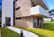 Ein Platz, der mehr kann als wohnen. Geniale Neubauwohnung mit WOW-Effekt! Riesiger Balkon und Terrasse + Privater Dachgarten + Grün wohin das Auge reicht + Luftwärmepumpe!