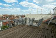 Dachgeschoßwohnung 96m² mit 2 Terrassen, Klimaanlage &amp; Einbauküche in 1150 Wien!