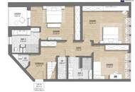 "AH11" - Oben angekommen: 170 m² Dachgeschoss mit 4 Zimmer, Terrasse und Loggia.