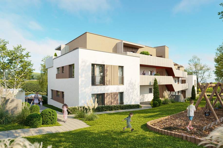 Modernes 4-Zimmer-Reihenhaus in ruhiger Lage von Rehberg bei Krems – belagsfertig | Wohnbauförderung möglich!, Haus-kauf, 399.000,€, 3500 Krems an der Donau(Stadt)