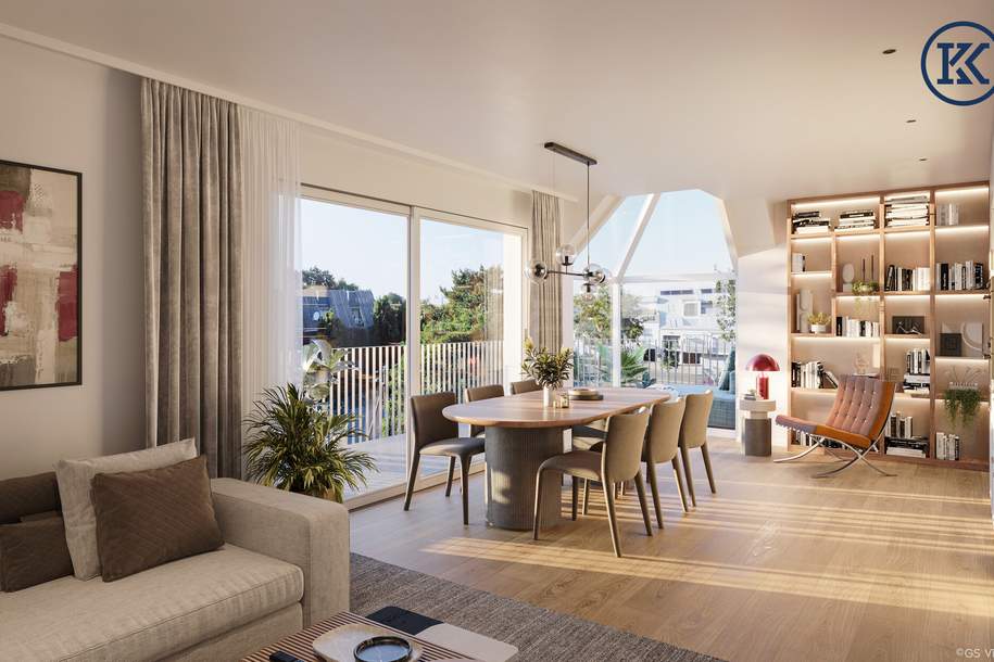 Lichtdurchflutetes Familienglück: Attraktive 3-Zimmer-Einheit in Bestlage, Wohnung-kauf, 491.000,€, 1220 Wien 22., Donaustadt