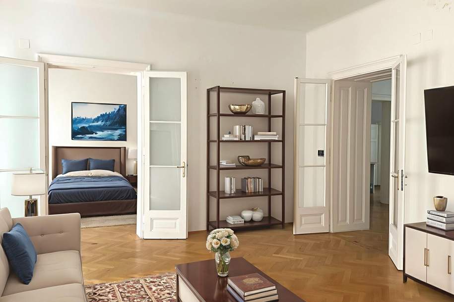 1010! Tolle 4-Zimmer Wohnung in Toplage nahe Graben! UNBEFRISTET!, Wohnung-miete, 3.642,63,€, 1010 Wien 1., Innere Stadt