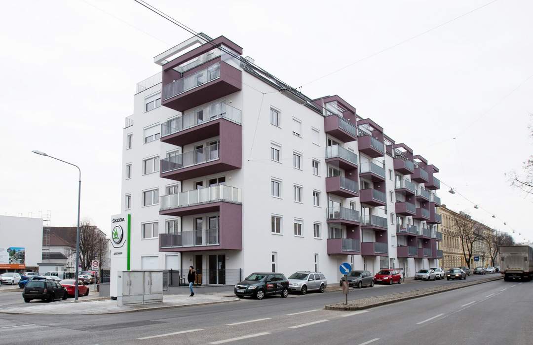 2-Zimmer-Gartenwohnung Neubau inkl Küche und Kellerabteil mit Bahnhof Floridsdorf in Gehweite /LS84-3