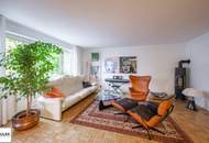 Architektenwohnung in Gersthof – 3 Zimmer im 1. Stock mit eigenem Garten, Terrasse und Loggia, Lift, offener Kamin, hochwertigster Ausstattung