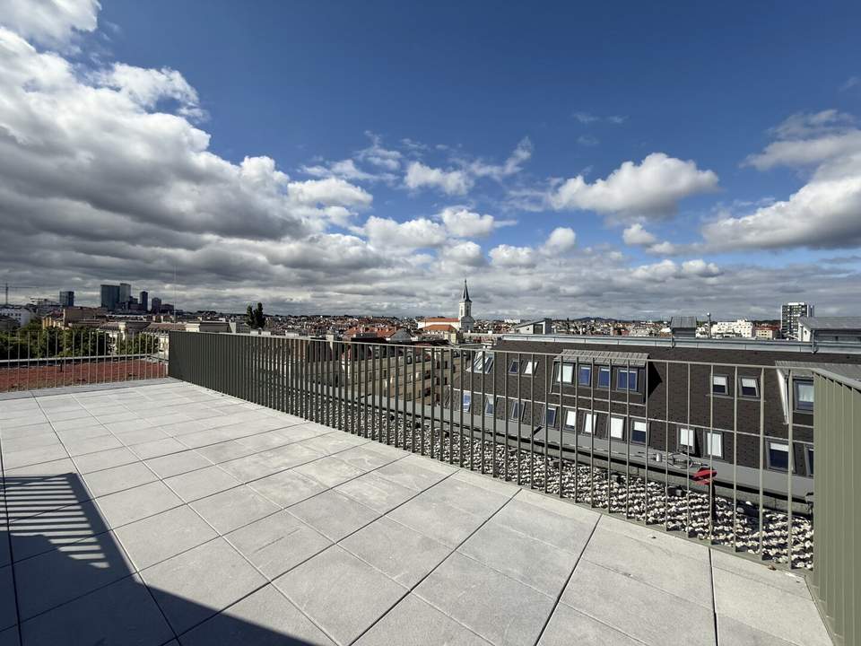 DAS PENTHOUSE | Modernes Wohnen in Meidling mit unvergleichlichem Panoramablick!